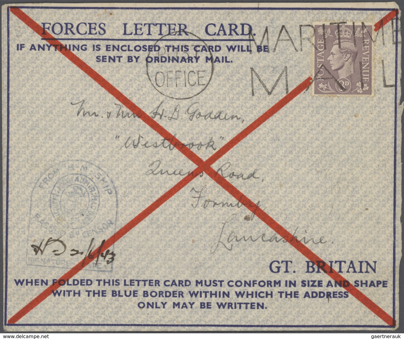Großbritannien - Ganzsachen: 1943/2005 (ca.) AEROGRAMMES Ca. 473 Unused/used/CTO Airletters With Man - Other & Unclassified