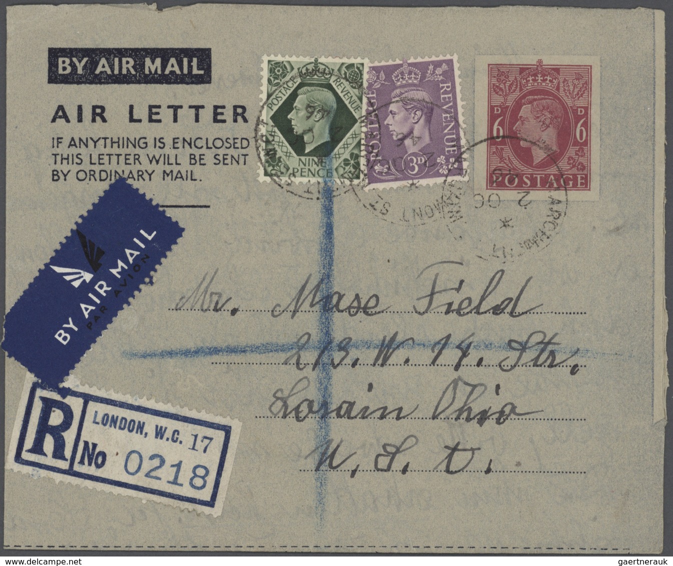 Großbritannien - Ganzsachen: 1943/2005 (ca.) AEROGRAMMES Ca. 473 Unused/used/CTO Airletters With Man - Other & Unclassified