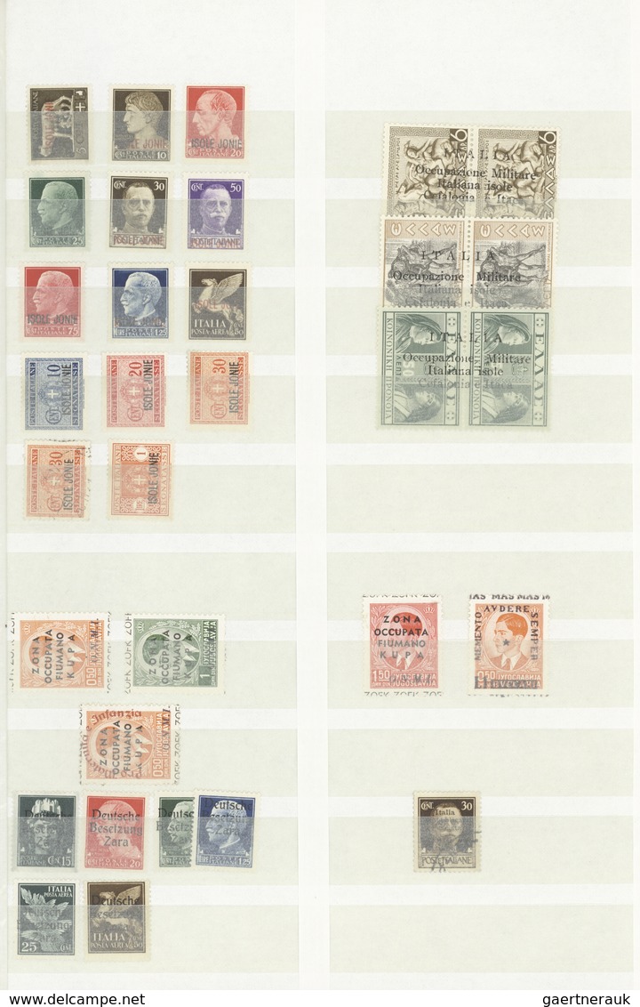 Italien: 1939/1945, Italian Adriatic Area, Mint Collection/assortment On Stockpages, Comprising Occu - Collections