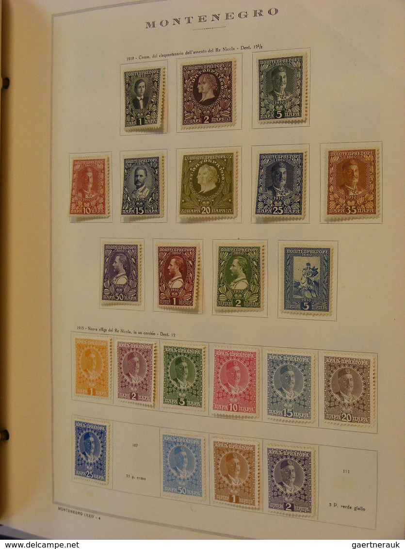 Jugoslawien: 1866/1957: Neat mint & used collection of Yugoslavia in one album starting with section