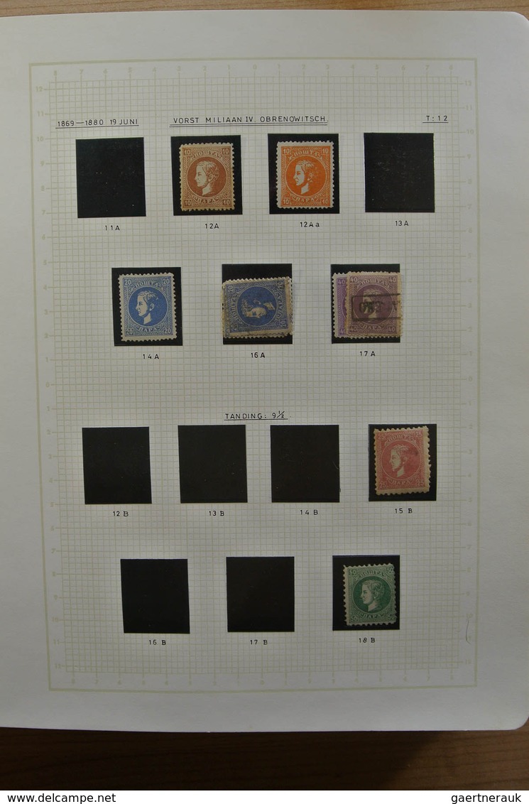 Jugoslawien: 1866-1945. Partly specialised, MNH, mint hinged and used collection Yugoslavia 1866-194