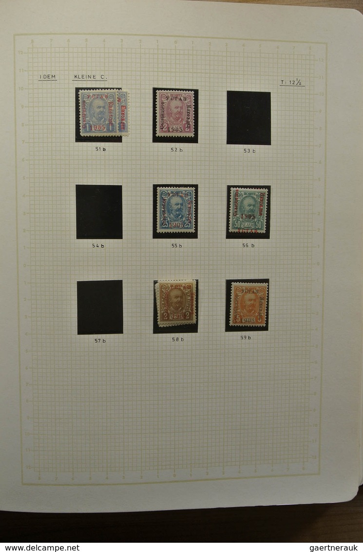 Jugoslawien: 1866-1945. Partly specialised, MNH, mint hinged and used collection Yugoslavia 1866-194