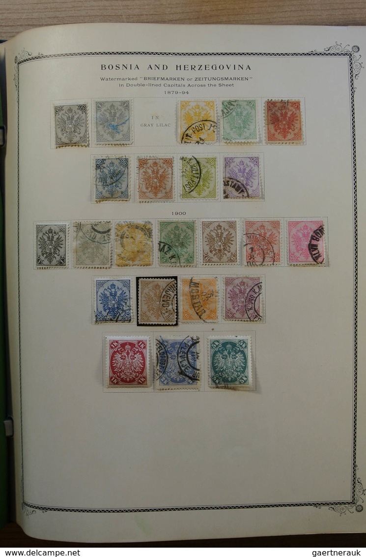 Jugoslawien: 1874-1945: Well Filled, MNH, Mint Hinged And Used Collection Yugoslavia 1874-1945 In Sc - Briefe U. Dokumente