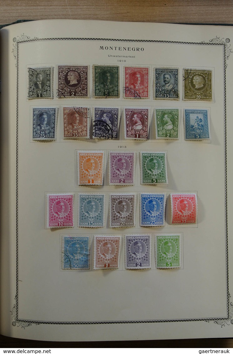 Jugoslawien: 1874-1945: Well filled, MNH, mint hinged and used collection Yugoslavia 1874-1945 in Sc