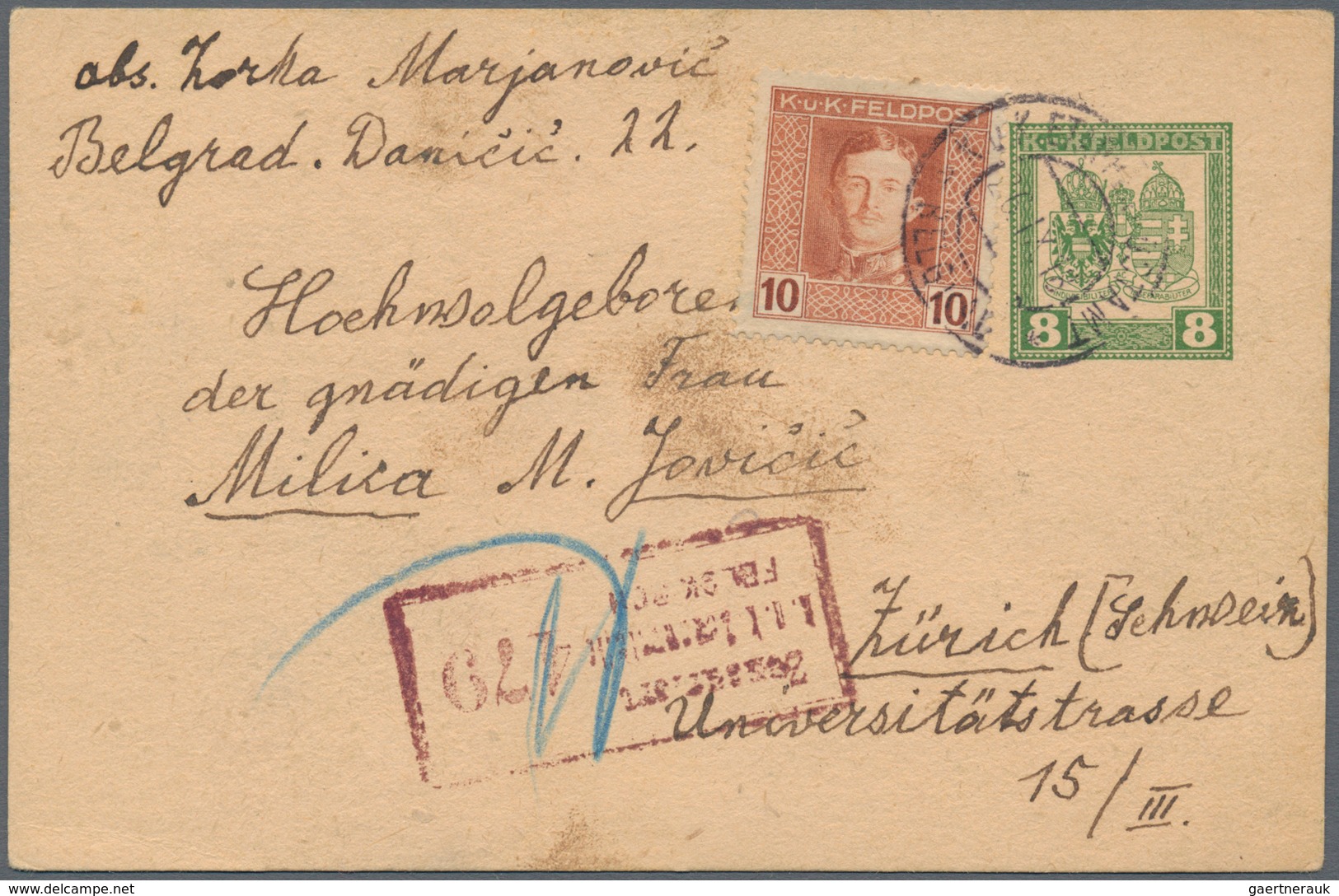 Jugoslawien: 1889/1940, Bosnia/Serbia/Yugoslavia, Lot Of Apprx. 78 Covers/cards/stationeries, Incl. - Briefe U. Dokumente