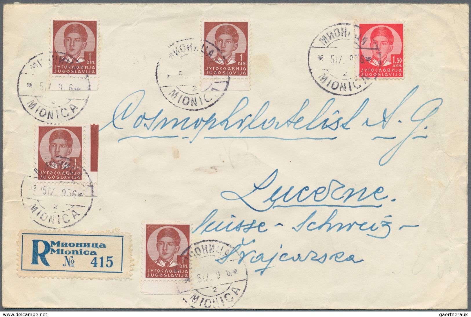 Jugoslawien: 1889/1940, Bosnia/Serbia/Yugoslavia, Lot Of Apprx. 78 Covers/cards/stationeries, Incl. - Briefe U. Dokumente