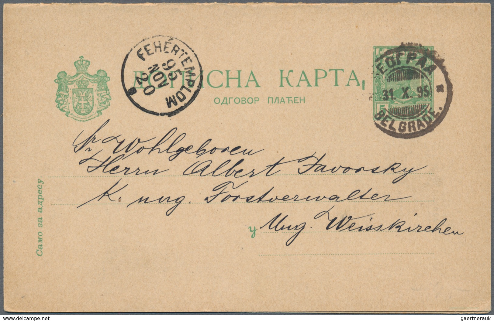 Jugoslawien: 1889/1940, Bosnia/Serbia/Yugoslavia, Lot Of Apprx. 78 Covers/cards/stationeries, Incl. - Briefe U. Dokumente