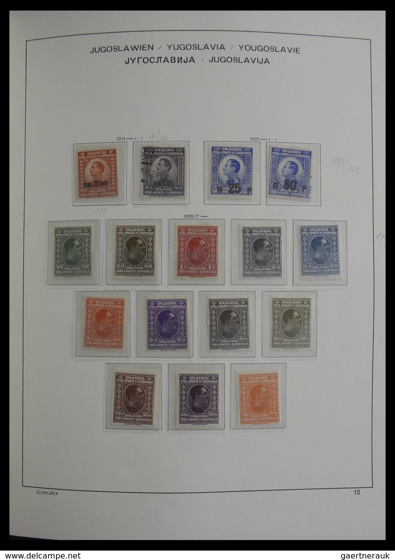 Jugoslawien: 1918-1985: Very Well Filled, Mostly MNH And Mint Hinged Collection Yugoslavia 1918-1985 - Briefe U. Dokumente