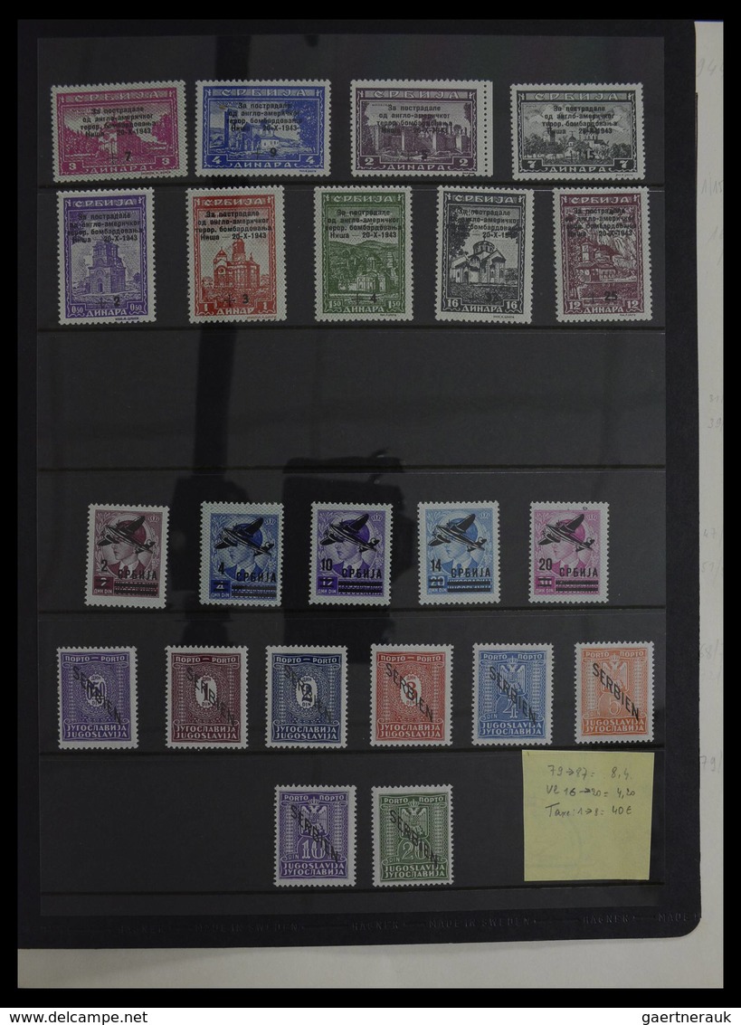 Jugoslawien: 1918-1985: Very well filled, mostly MNH and mint hinged collection Yugoslavia 1918-1985