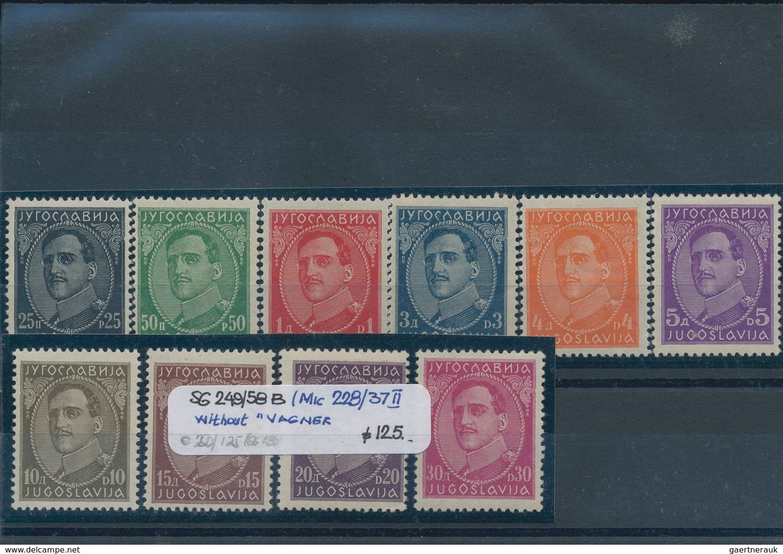 Jugoslawien: 1921/1938, Mint And Used Holding On Stockcards In A Small Binder With Many Interesting - Storia Postale