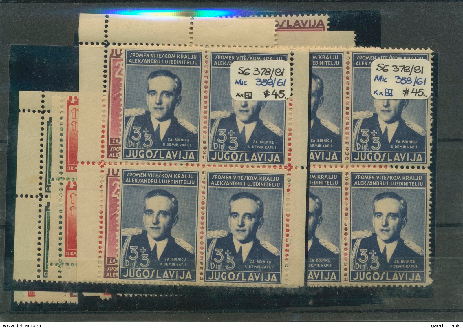 Jugoslawien: 1921/1938, Mint And Used Holding On Stockcards In A Small Binder With Many Interesting - Storia Postale