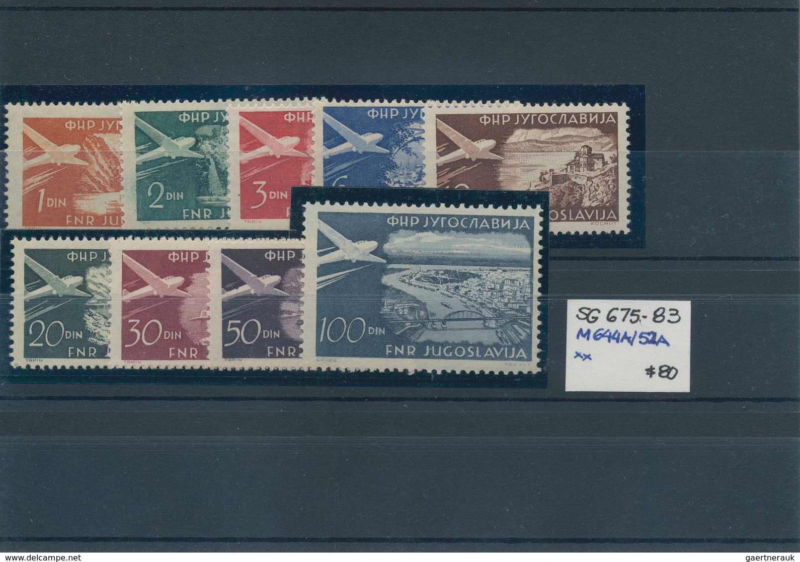 Jugoslawien: 1937/1970 (ca.), Mainly U/m Holding On Stockcards In A Small Binder, Almost Exclusively - Briefe U. Dokumente