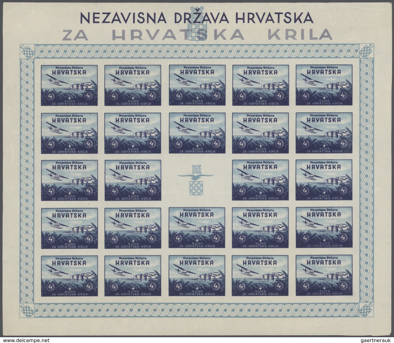Kroatien: 1941/1944, Mainly Mint Assortment On Stockcards/album Pages, Incl. Complete Sets, Souvenir - Kroatien