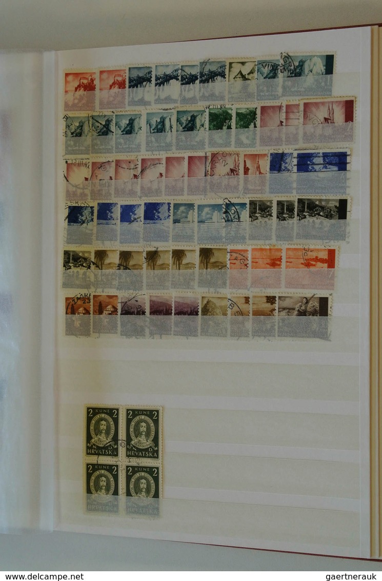 Kroatien: 1941/45: Mainly MNH collection Croatia, a.o. (cat. Michel) no. 1-23, 38 till 1945, in main