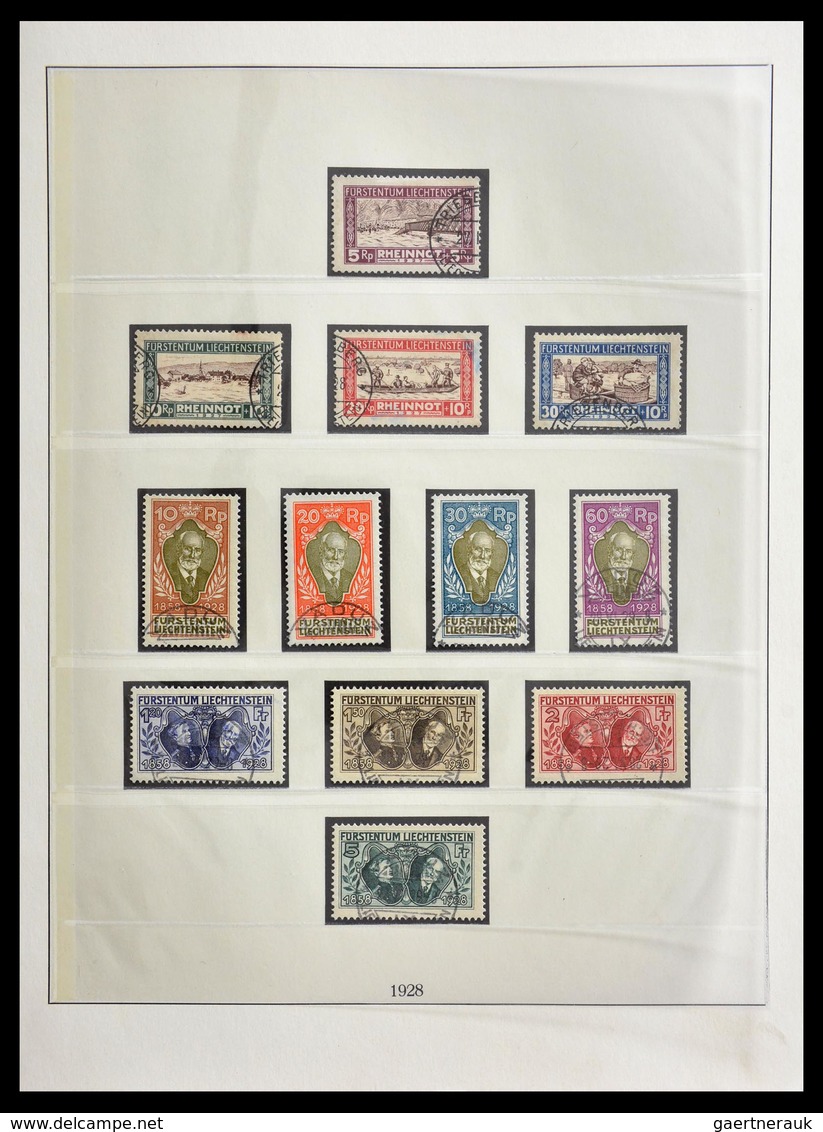 Liechtenstein: 1901-1965: Fantastic, overcomplete, cancelled collection Liechtenstein 1901-1965 in L