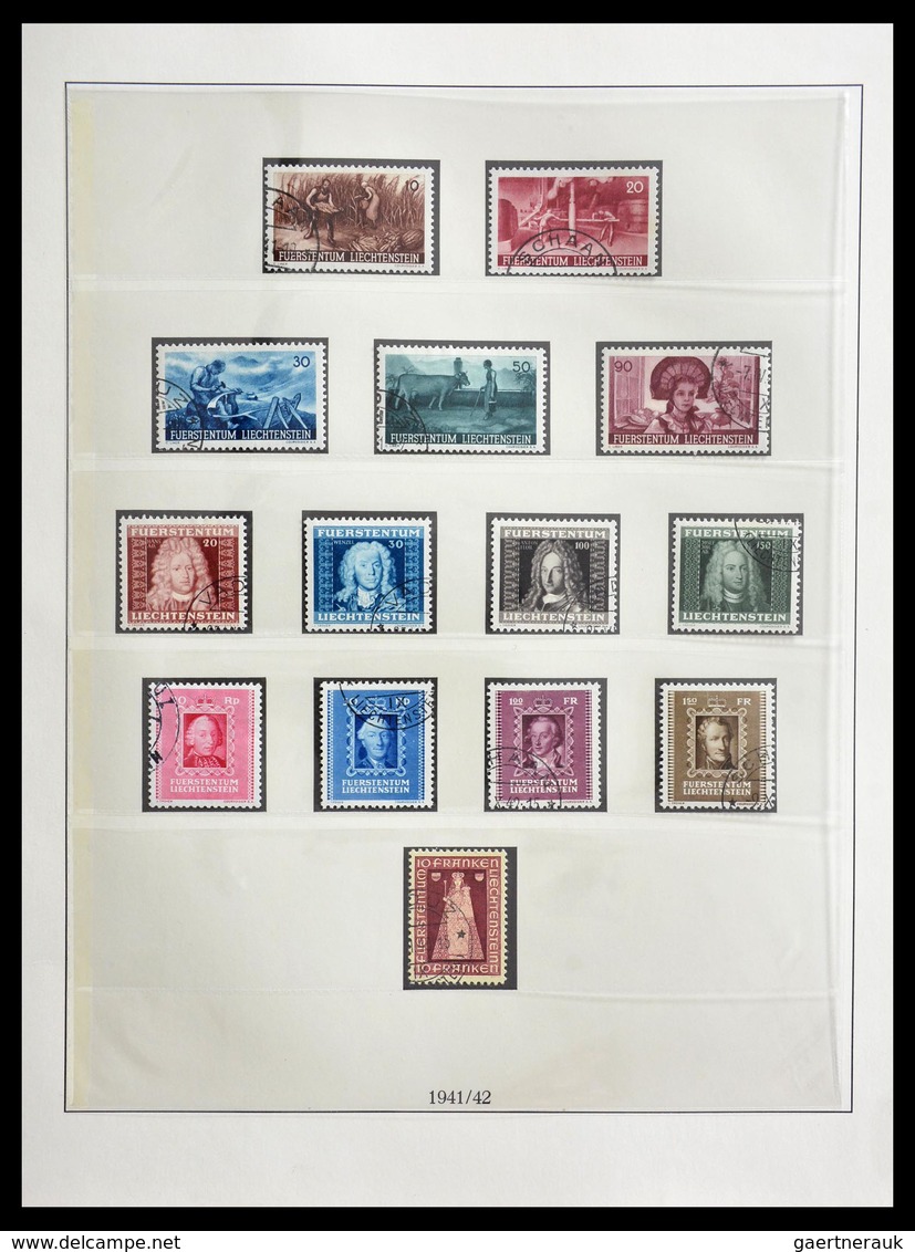 Liechtenstein: 1901-1965: Fantastic, overcomplete, cancelled collection Liechtenstein 1901-1965 in L