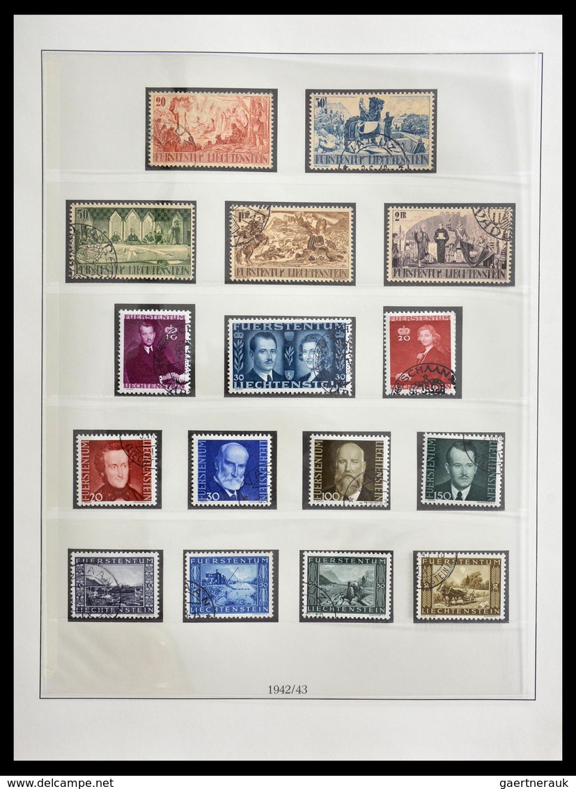 Liechtenstein: 1901-1965: Fantastic, overcomplete, cancelled collection Liechtenstein 1901-1965 in L