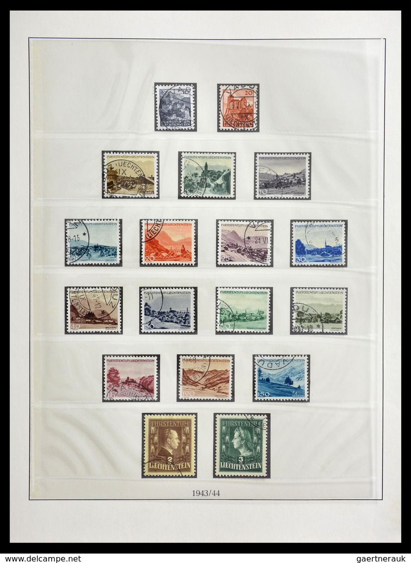 Liechtenstein: 1901-1965: Fantastic, overcomplete, cancelled collection Liechtenstein 1901-1965 in L