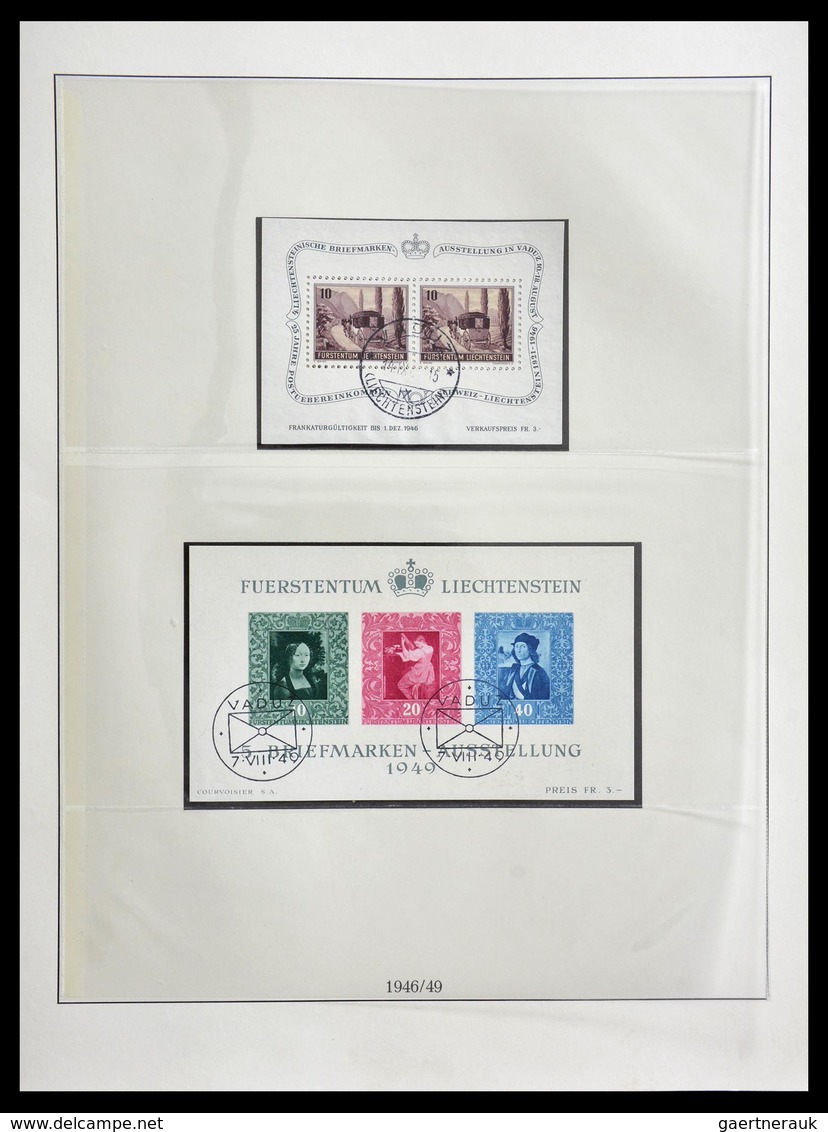 Liechtenstein: 1901-1965: Fantastic, overcomplete, cancelled collection Liechtenstein 1901-1965 in L