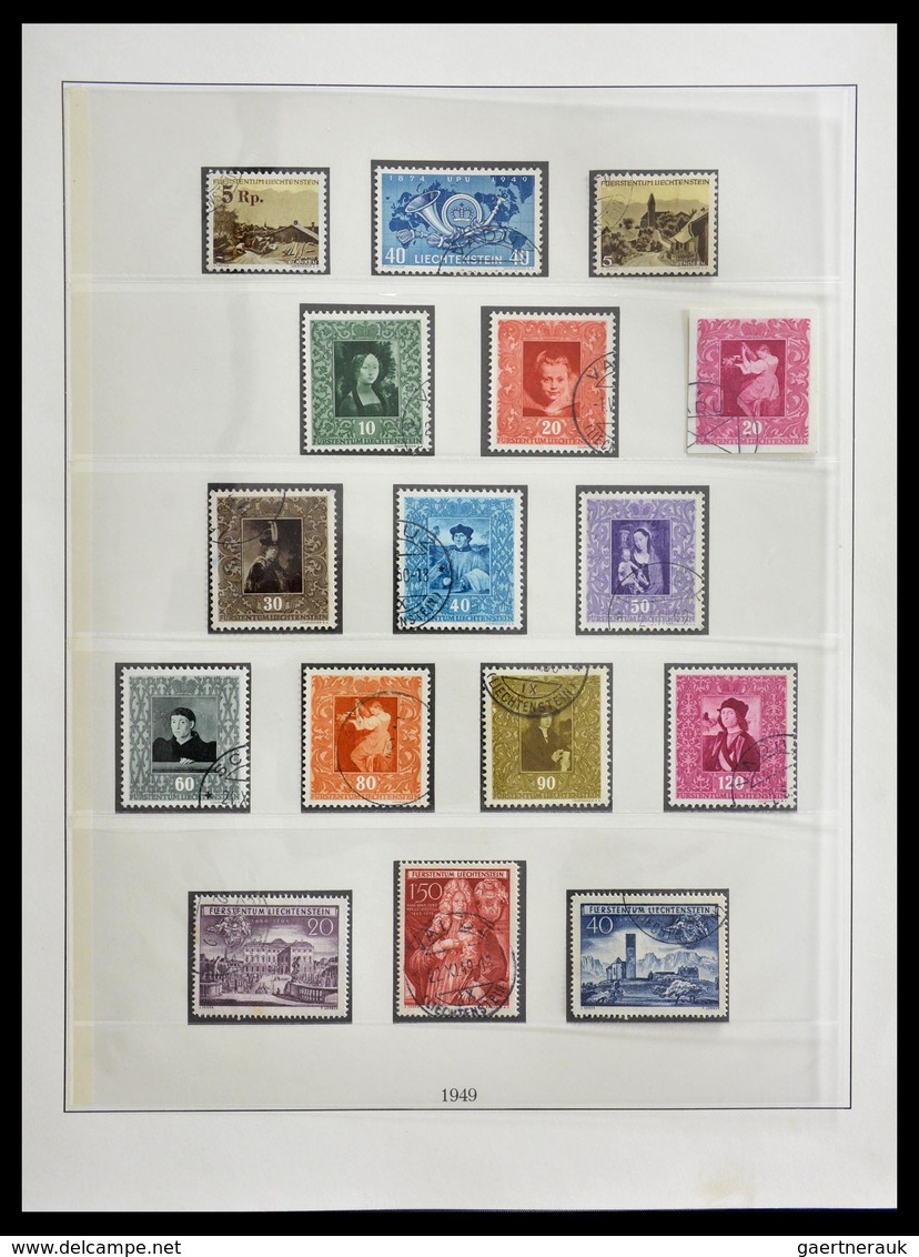 Liechtenstein: 1901-1965: Fantastic, overcomplete, cancelled collection Liechtenstein 1901-1965 in L