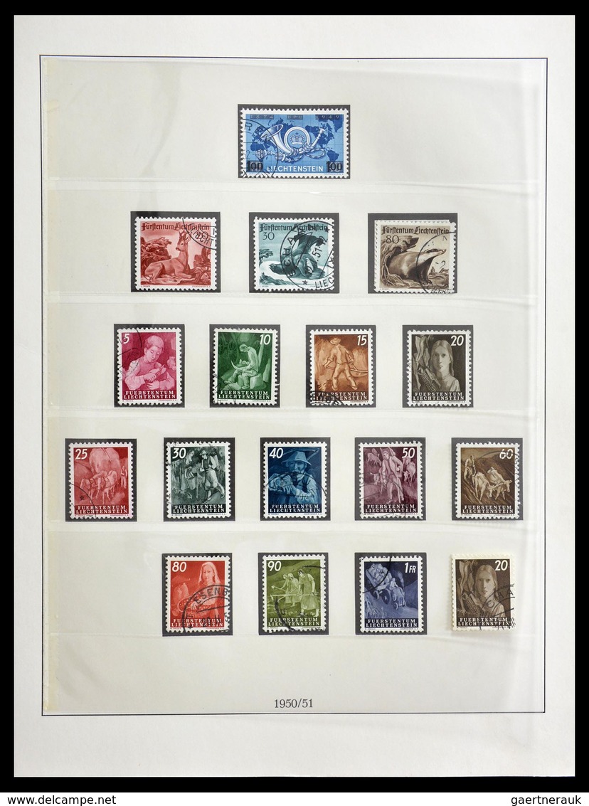 Liechtenstein: 1901-1965: Fantastic, overcomplete, cancelled collection Liechtenstein 1901-1965 in L