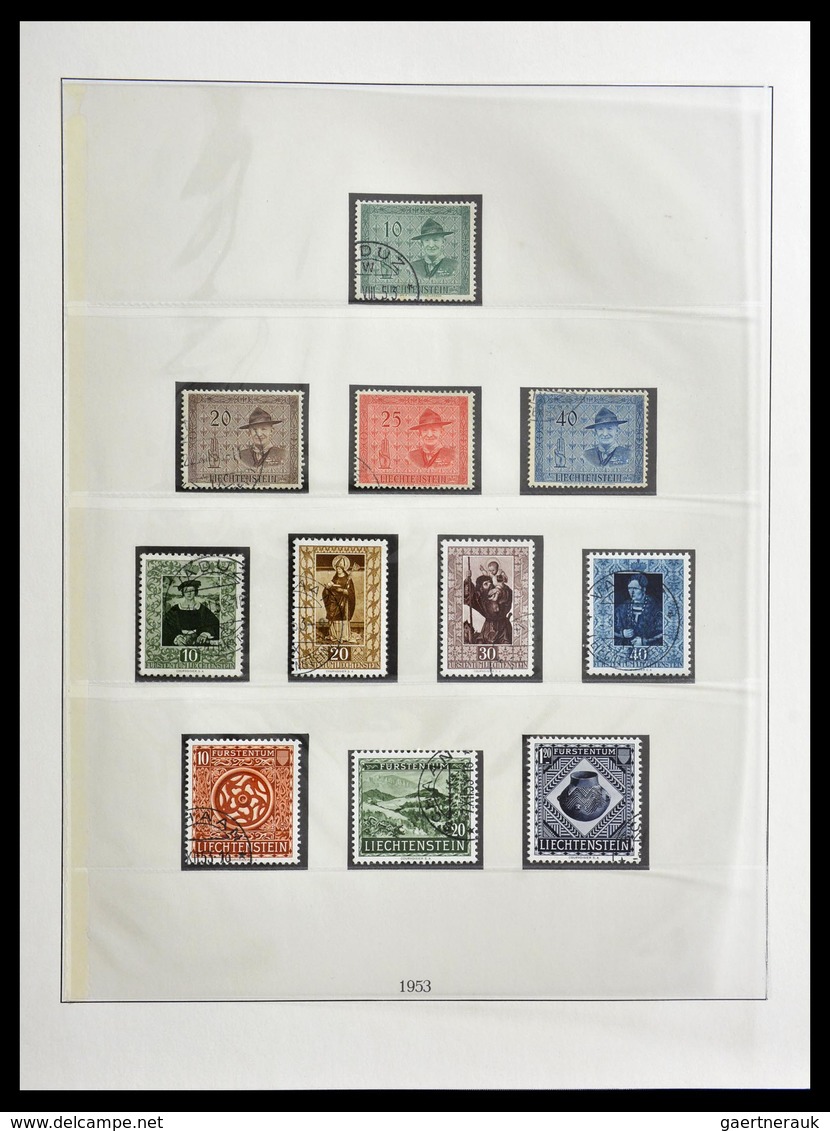 Liechtenstein: 1901-1965: Fantastic, overcomplete, cancelled collection Liechtenstein 1901-1965 in L