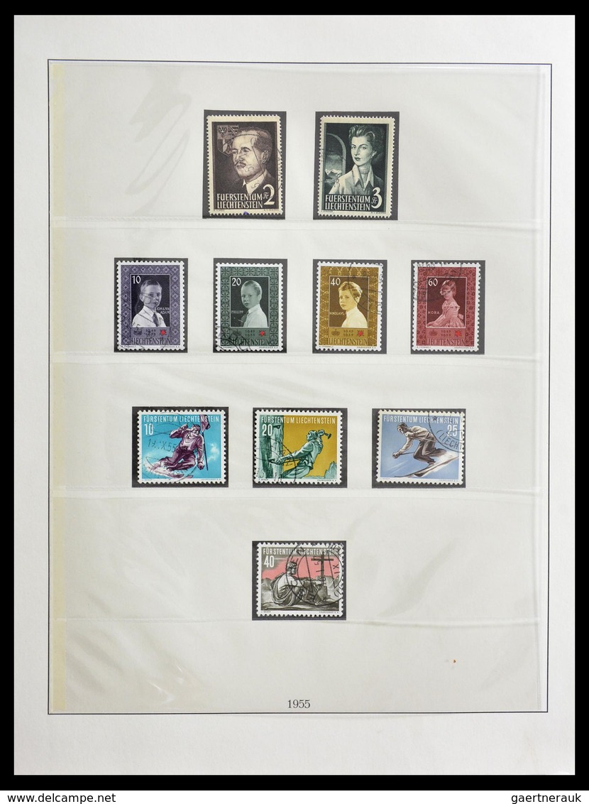 Liechtenstein: 1901-1965: Fantastic, overcomplete, cancelled collection Liechtenstein 1901-1965 in L