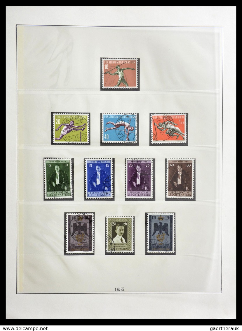 Liechtenstein: 1901-1965: Fantastic, overcomplete, cancelled collection Liechtenstein 1901-1965 in L