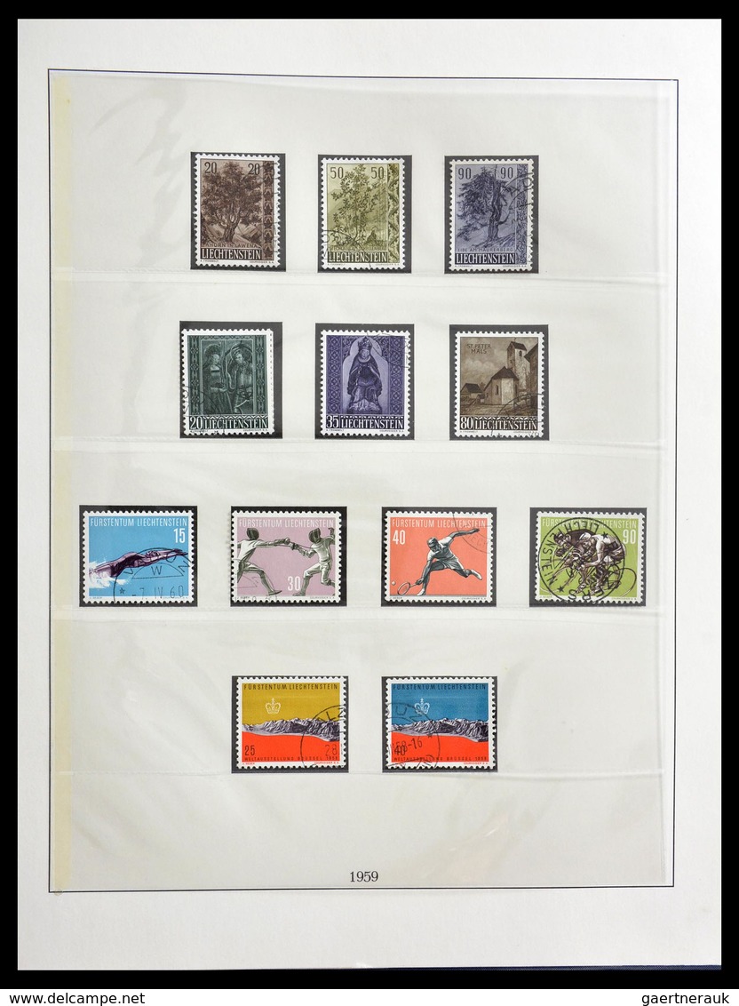 Liechtenstein: 1901-1965: Fantastic, overcomplete, cancelled collection Liechtenstein 1901-1965 in L