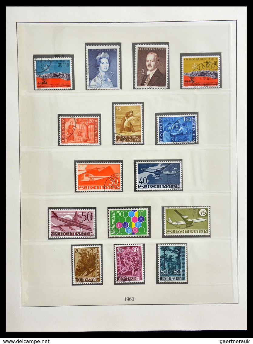 Liechtenstein: 1901-1965: Fantastic, overcomplete, cancelled collection Liechtenstein 1901-1965 in L