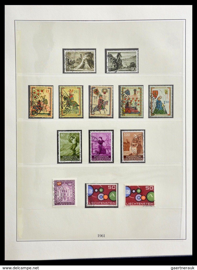 Liechtenstein: 1901-1965: Fantastic, overcomplete, cancelled collection Liechtenstein 1901-1965 in L