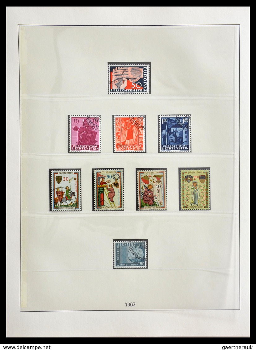 Liechtenstein: 1901-1965: Fantastic, overcomplete, cancelled collection Liechtenstein 1901-1965 in L