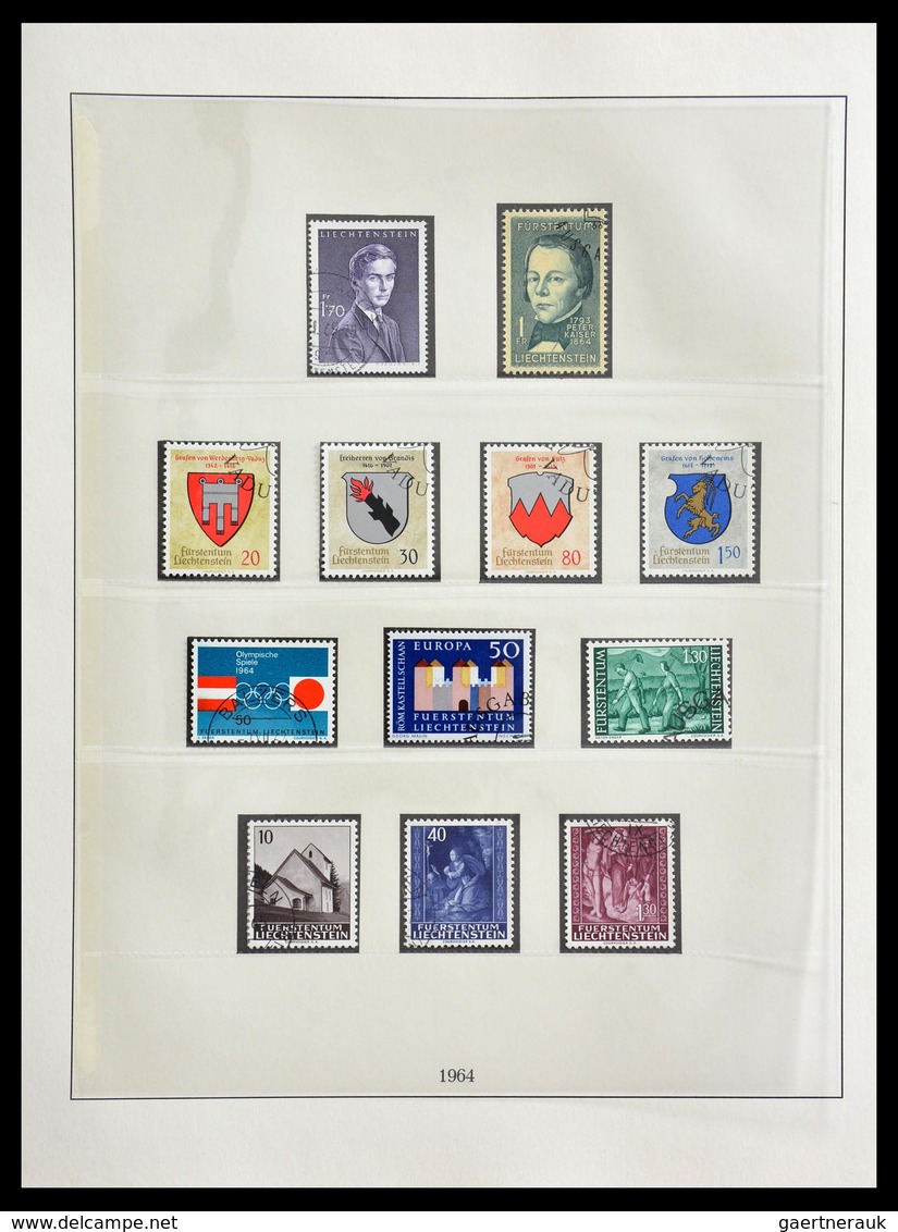 Liechtenstein: 1901-1965: Fantastic, overcomplete, cancelled collection Liechtenstein 1901-1965 in L