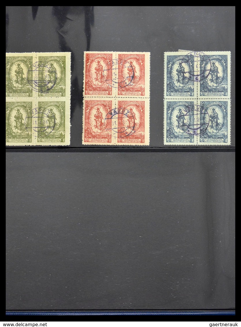 Liechtenstein: 1901-1965: Fantastic, overcomplete, cancelled collection Liechtenstein 1901-1965 in L