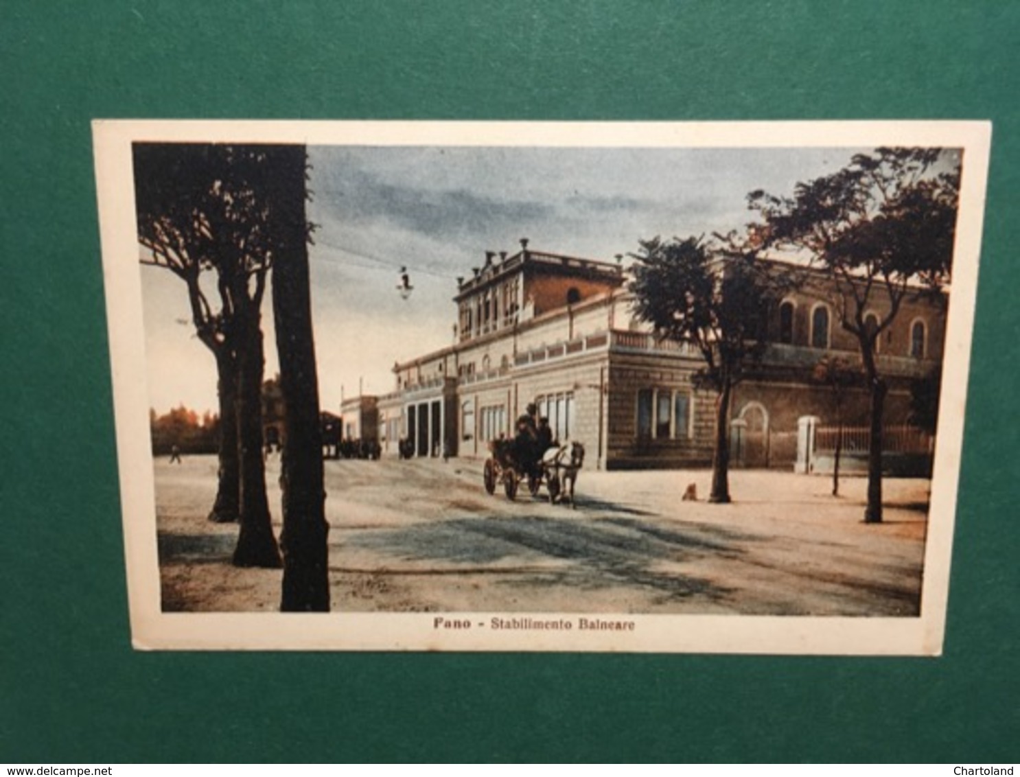 Cartolina Fano - Stabilimento Balneare - 1925 - Pesaro