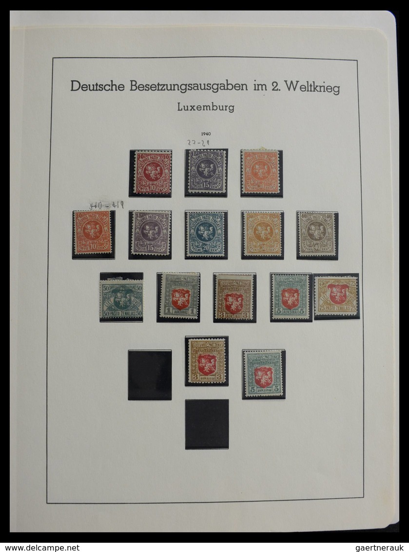 Litauen: 1918-2010: Well filled, MNH and mint hinged collection Lithuania 1918-2010 in Kabe album, i