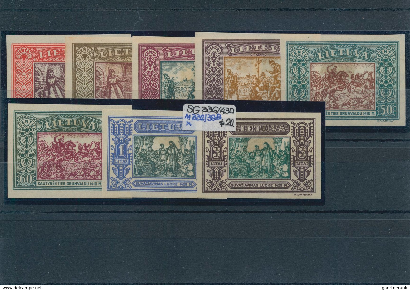 Litauen: 1919/1940, Mainly Mint Holding On Stockcards In Two Small Binders, Well Sorted Wtih Many In - Litauen