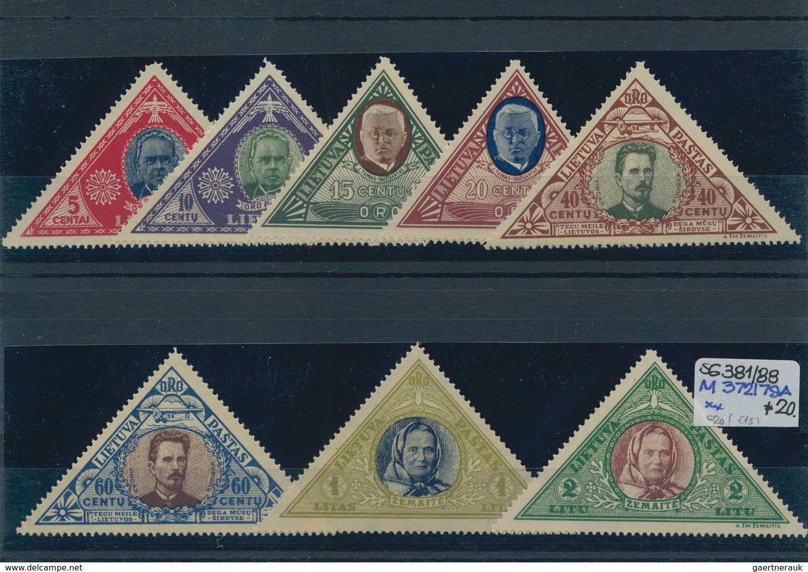 Litauen: 1919/1940, Mainly Mint Holding On Stockcards In Two Small Binders, Well Sorted Wtih Many In - Lithuania