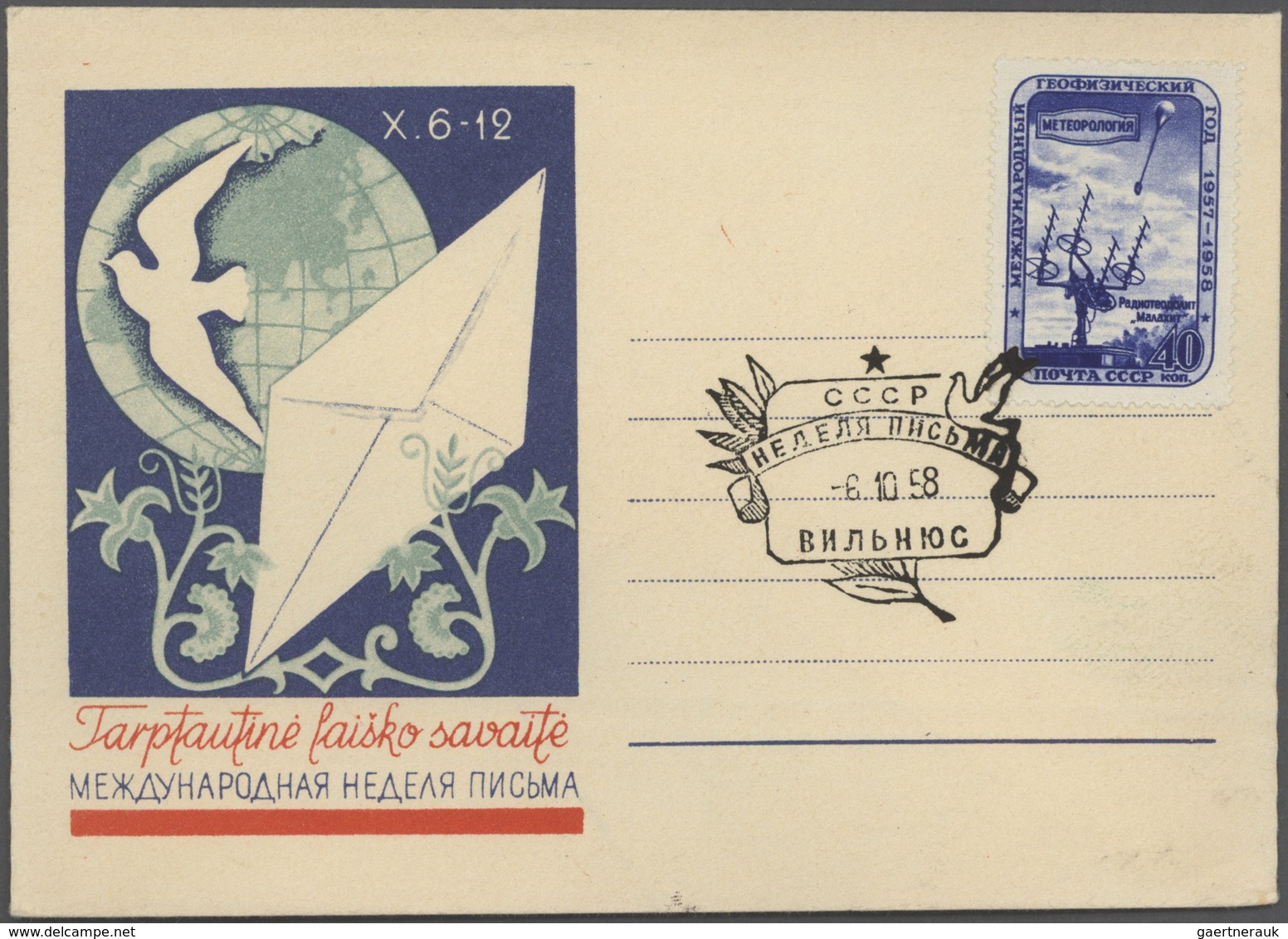 Litauen - Ganzsachen: 1957/89, Ca. 59 Pictured Postal Stationery Envelopes And 37 Picture Postcards - Lituania