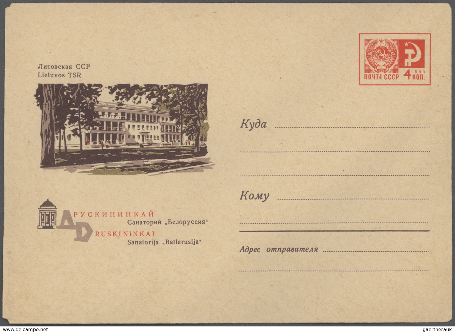 Litauen - Ganzsachen: 1957/89, Ca. 59 Pictured Postal Stationery Envelopes And 37 Picture Postcards - Litauen