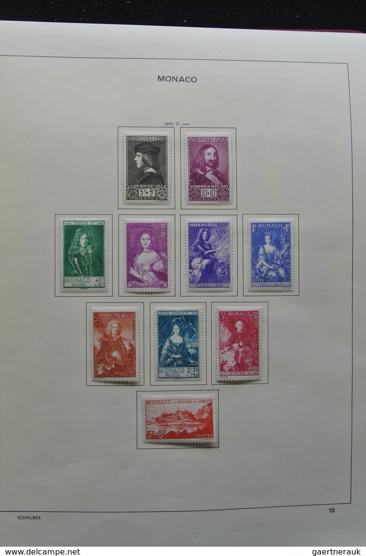 Monaco: 1885-1974: With The Exception Of Only A Few Stamps Complete, Mint Hinged Collection Monaco 1 - Ungebraucht