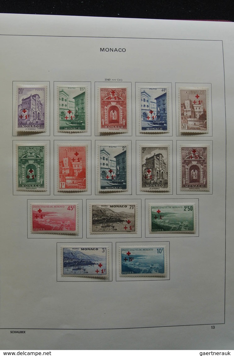 Monaco: 1885-1974: With The Exception Of Only A Few Stamps Complete, Mint Hinged Collection Monaco 1 - Ungebraucht