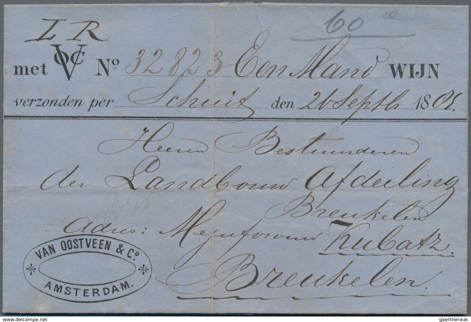 Niederlande: 1827/1842: 92 Letter With Special Shipping Through Boatsservices KOENS, VAN DER HORST A - Sonstige & Ohne Zuordnung