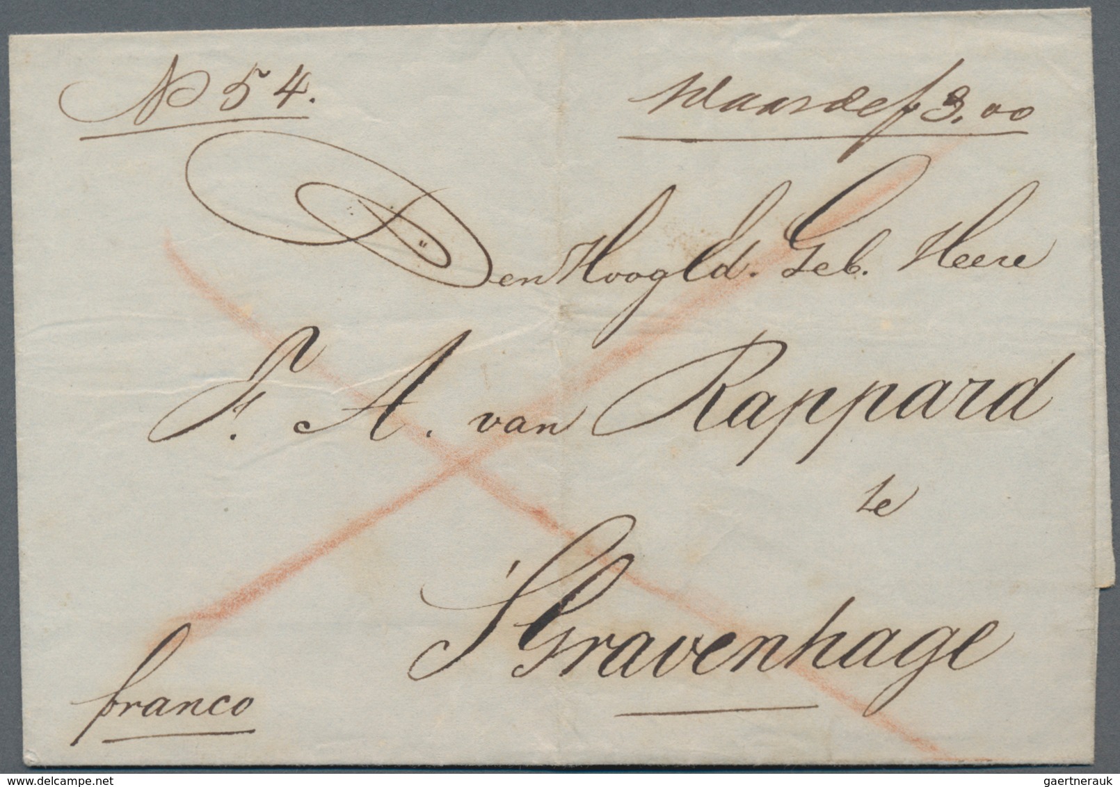 Niederlande: 1827/1842: 92 Letter With Special Shipping Through Boatsservices KOENS, VAN DER HORST A - Sonstige & Ohne Zuordnung