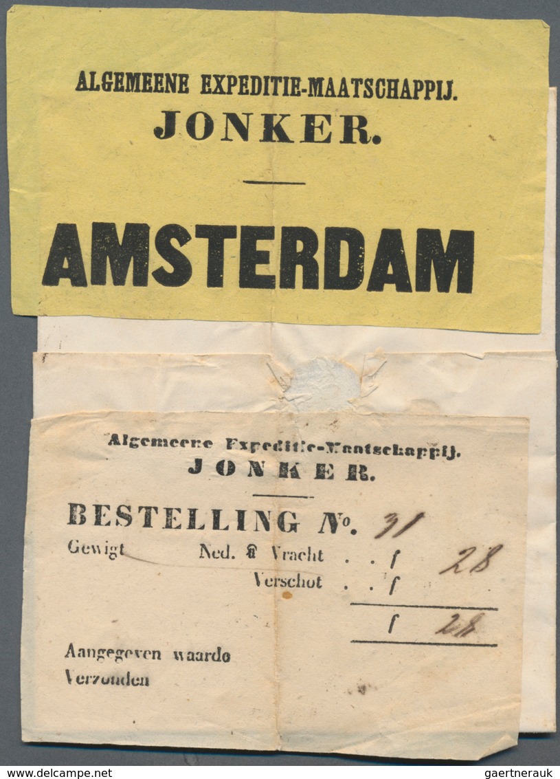 Niederlande: 1827/1842: 92 letter with special shipping through boatsservices KOENS, VAN DER HORST a