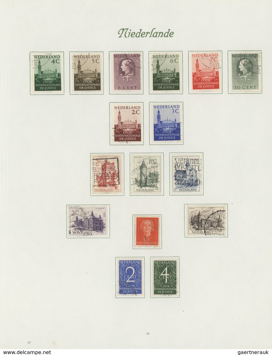 Niederlande: 1851/1983, Used Collection In Two Borek Binders, From 1st Issue And Well Collected Thro - Sonstige & Ohne Zuordnung