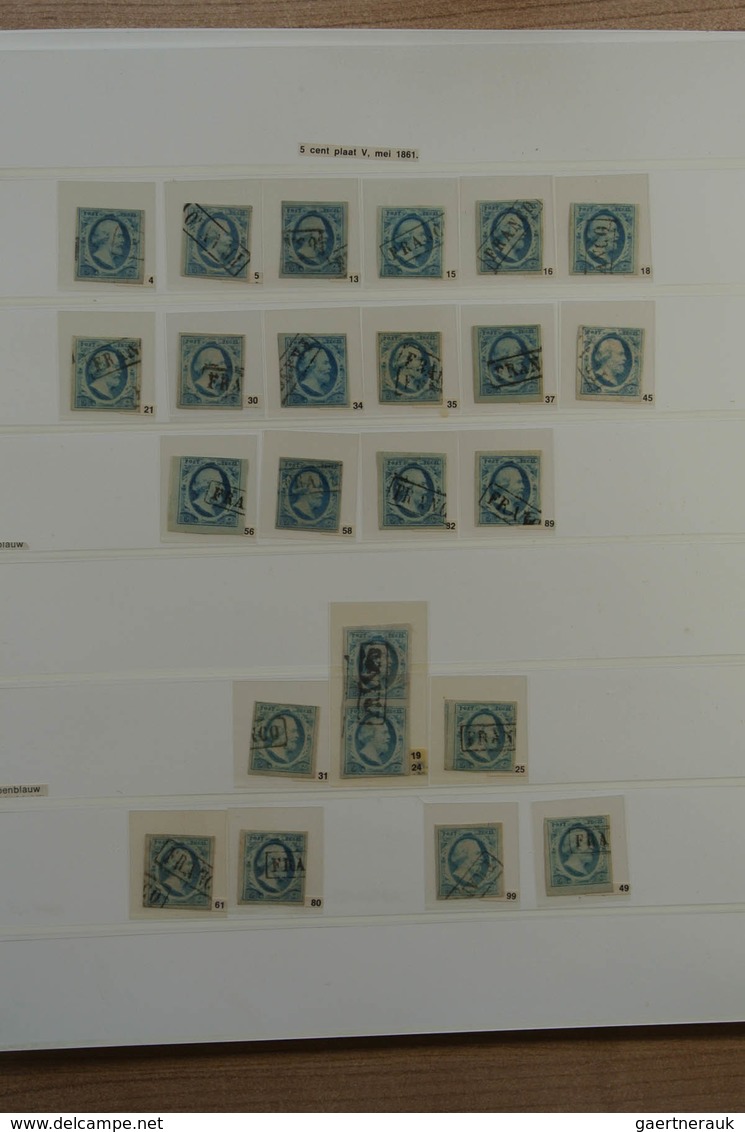 Niederlande: 1852: Collection 1st Issue Of The Netherlands 1852, Collected By Plate And Position. Co - Sonstige & Ohne Zuordnung