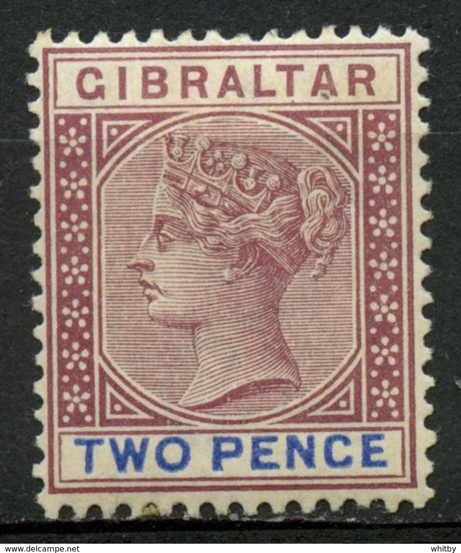 Gibralter 1898 2p Queen Victoria Issue #13  MH - Gibraltar
