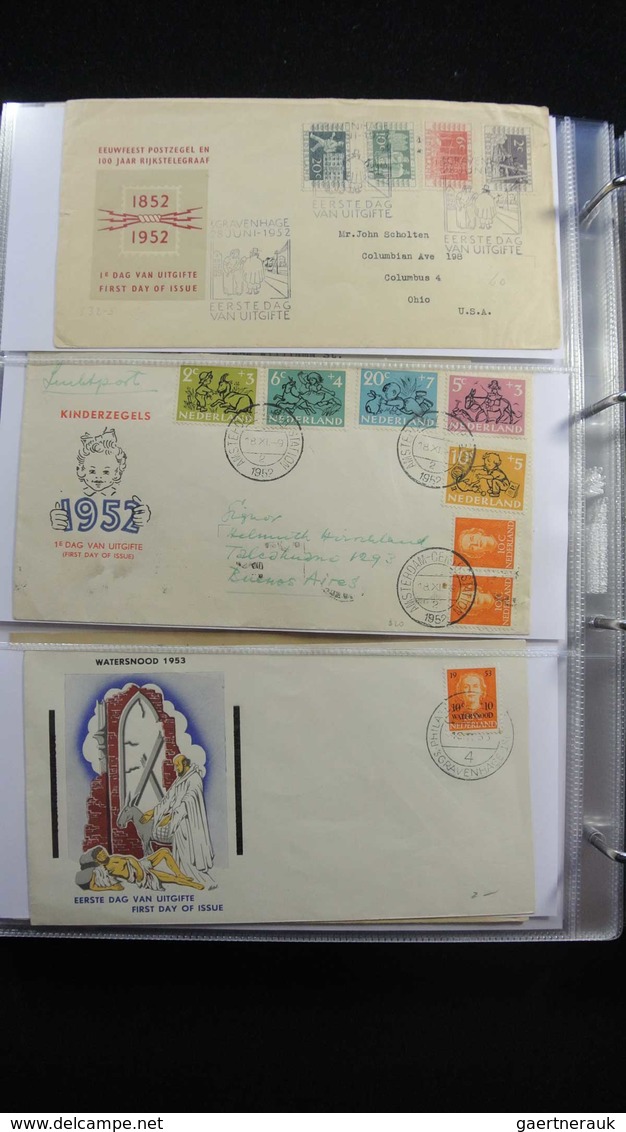 Niederlande: 1936-1960: Very impressive special collection, contains alone 40 pre-runners incl. many