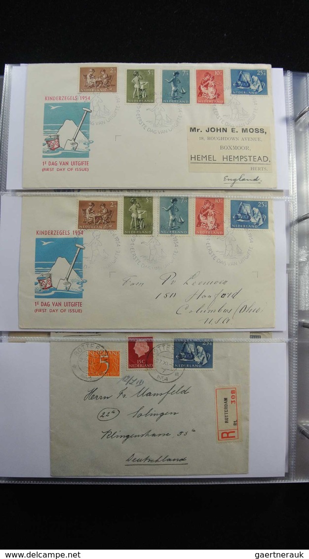 Niederlande: 1936-1960: Very impressive special collection, contains alone 40 pre-runners incl. many